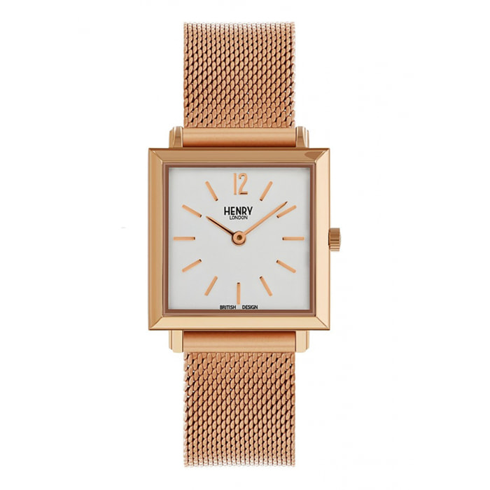 Reloj Henry London HL26QM0264 Mujer Analogico Cuarzo con Correa de Acero