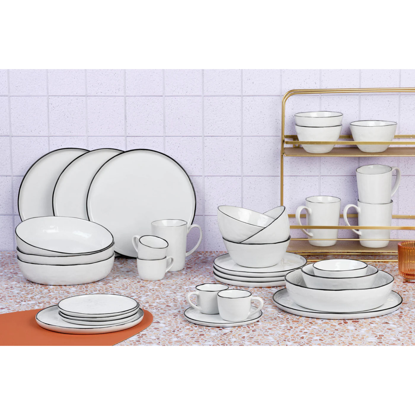 Service Complet PURE - 32 pièces - Blanc Neige
