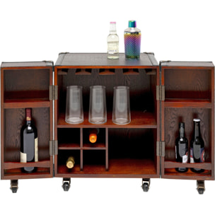 Bar-coffre Globetrotter croco 58cm Kare Design