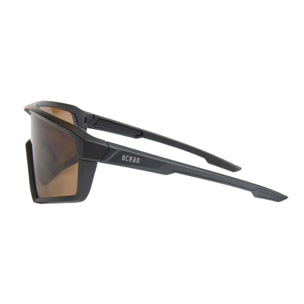 Gafas de ciclismo OCEAN COURSE - Negro mate / Ahumada