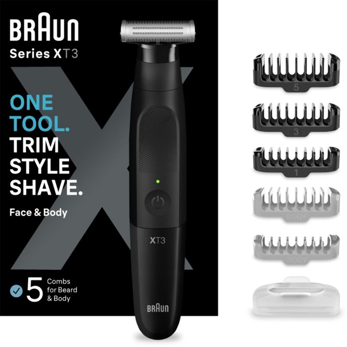 Tondeuse barbe BRAUN Series X XT 3100