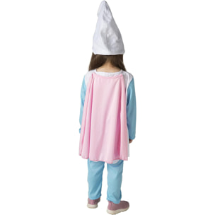 Costume Carnevale Travestimento Bambina Vestito Puffetta Originale