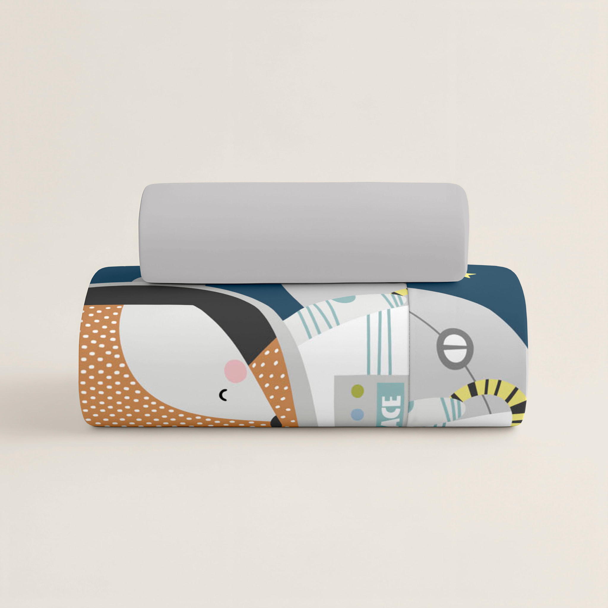 Cool Kids - Funda Nórdica Estampada - Infantil - Cierre Solapa - 100% Algodón - Incluye 1 Funda de Almohada - Neil