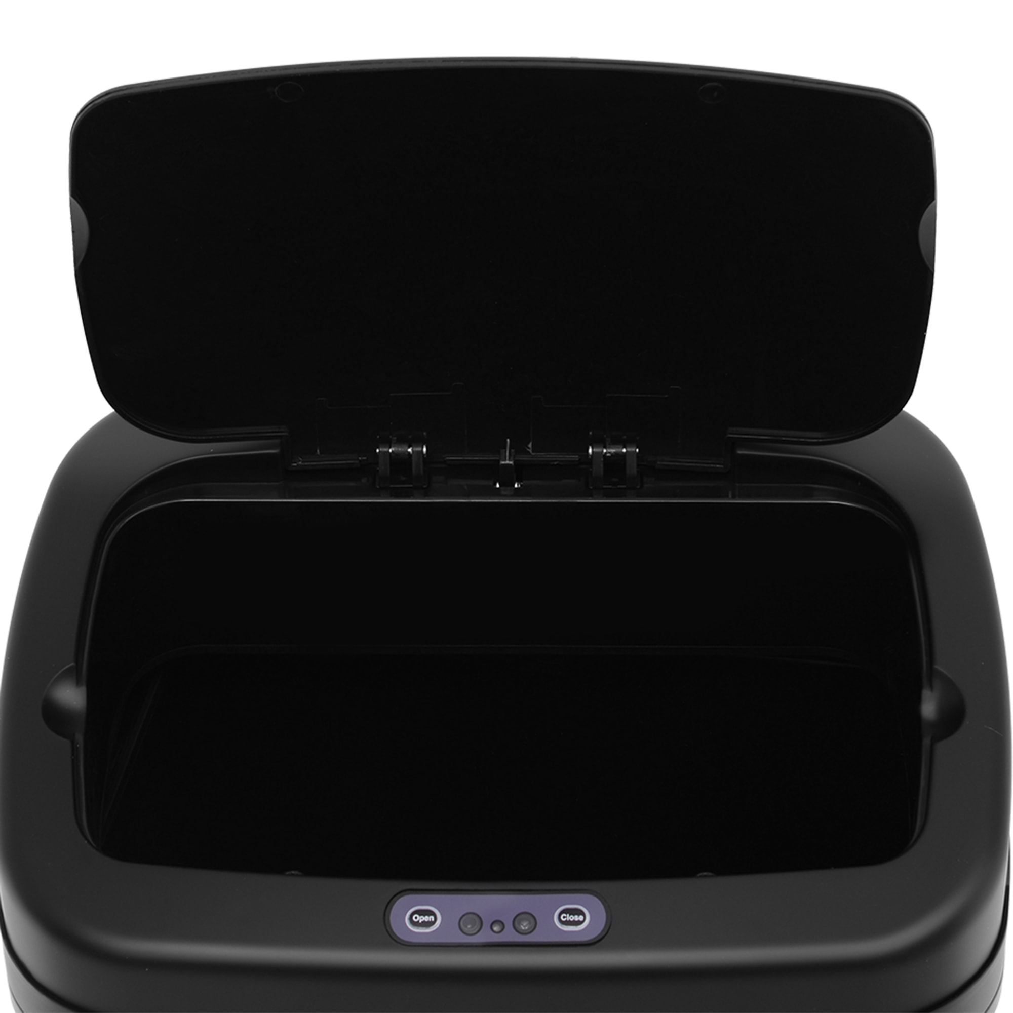 Cubo de Basura Automático 20L Papelera de Cocina de Acero Inoxidable con Sensor Infrarrojo Apertura Automática Cubo Interior Extraíble y Asa 33x25x42,5 cm Plata y Negro