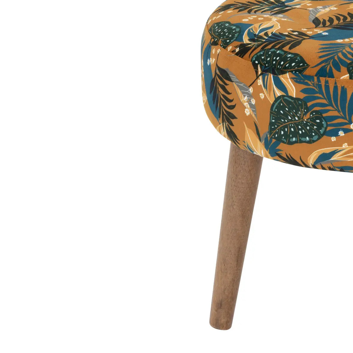 Tabouret "Sango" ocre