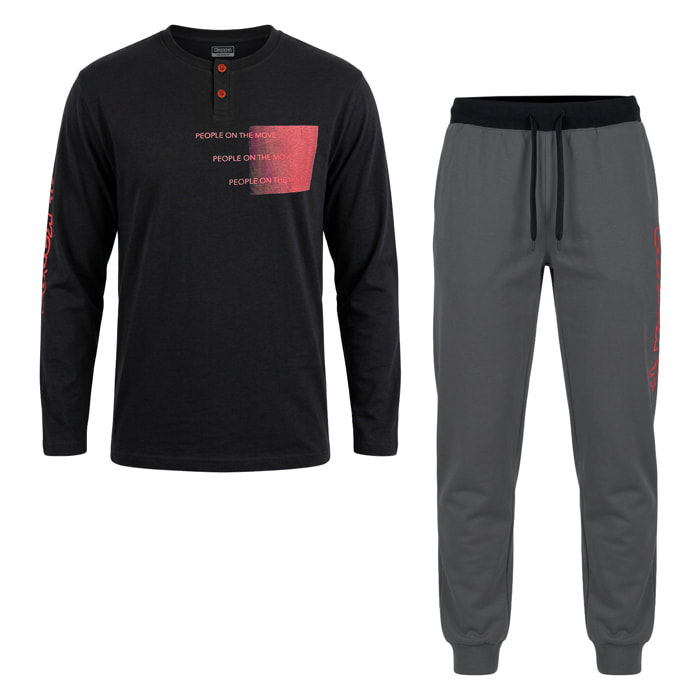 Pigiama Lungo Uomo KAPPA Cotone Leggero