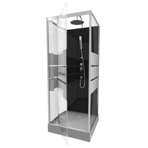 Cabine de douche carrée 70x70x225cm - SCRATCHY 70