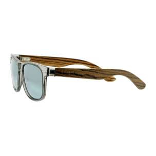 Gafas de Sol Feler 1501M-2 - SILVER Polarizadas de Madera Unisex 53 mm