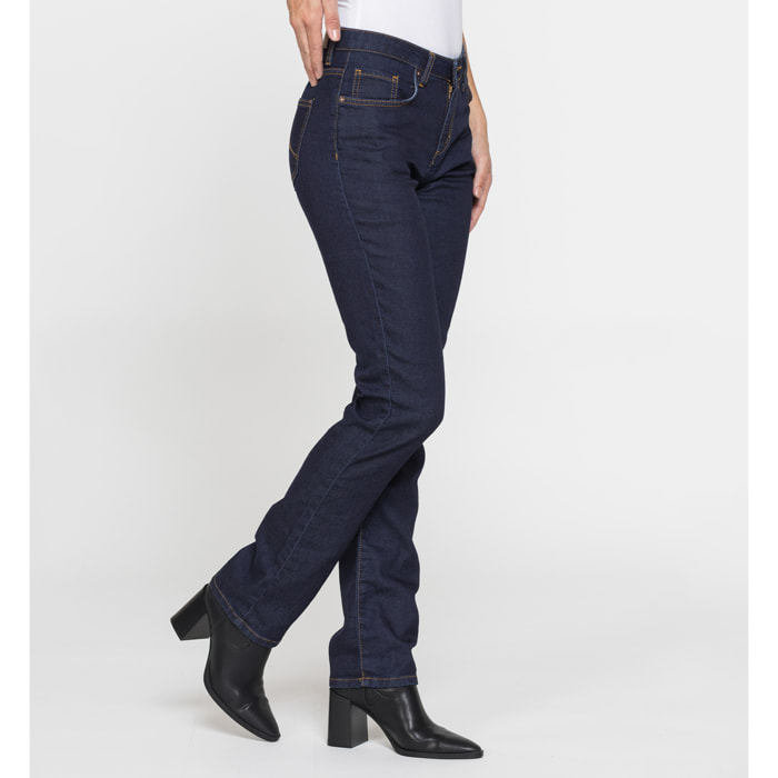 JEANS DONNA CINQUE TASCHE REGULAR FIT IN DENIM PLAY 10 oz.