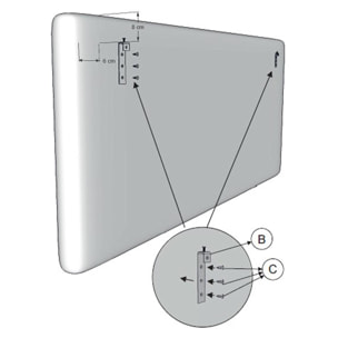 Cabecero Rombo Blanco 150/160x115cm