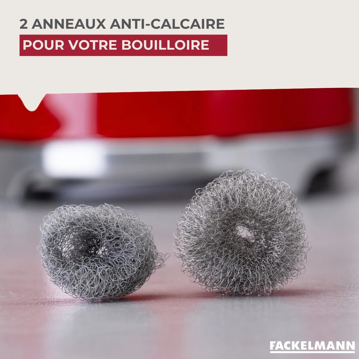 Anneaux anti-calcaire pour bouilloire Fackelmann