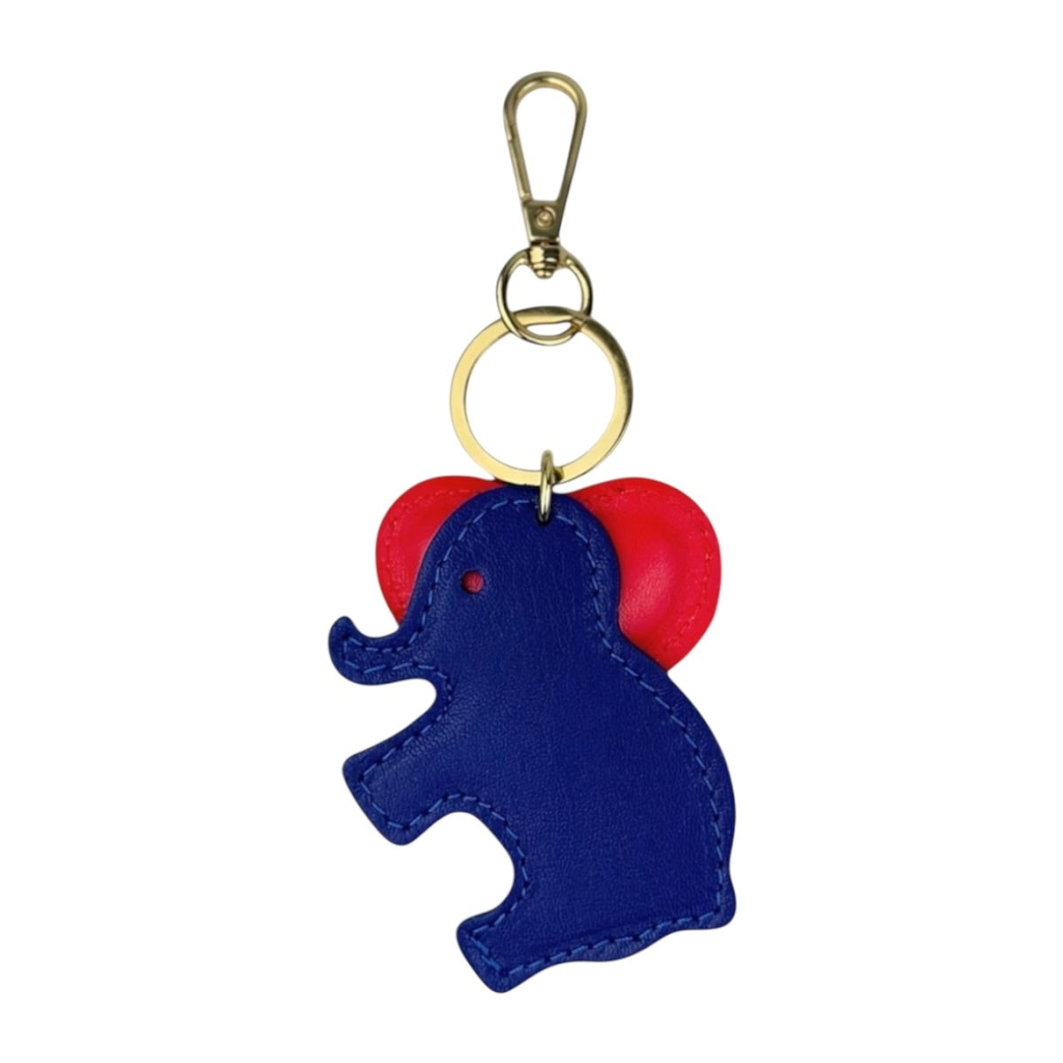 Portachiavi cuore rosso Cheval Firenze elefante blu