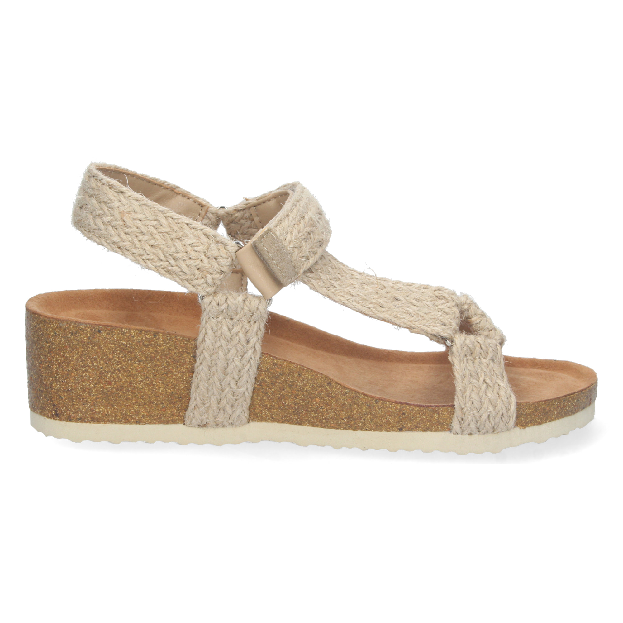 Sandalia Bio de Cuña con cierre autoadherente