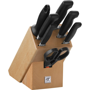 8-pcs, Bloc de couteaux, Nature