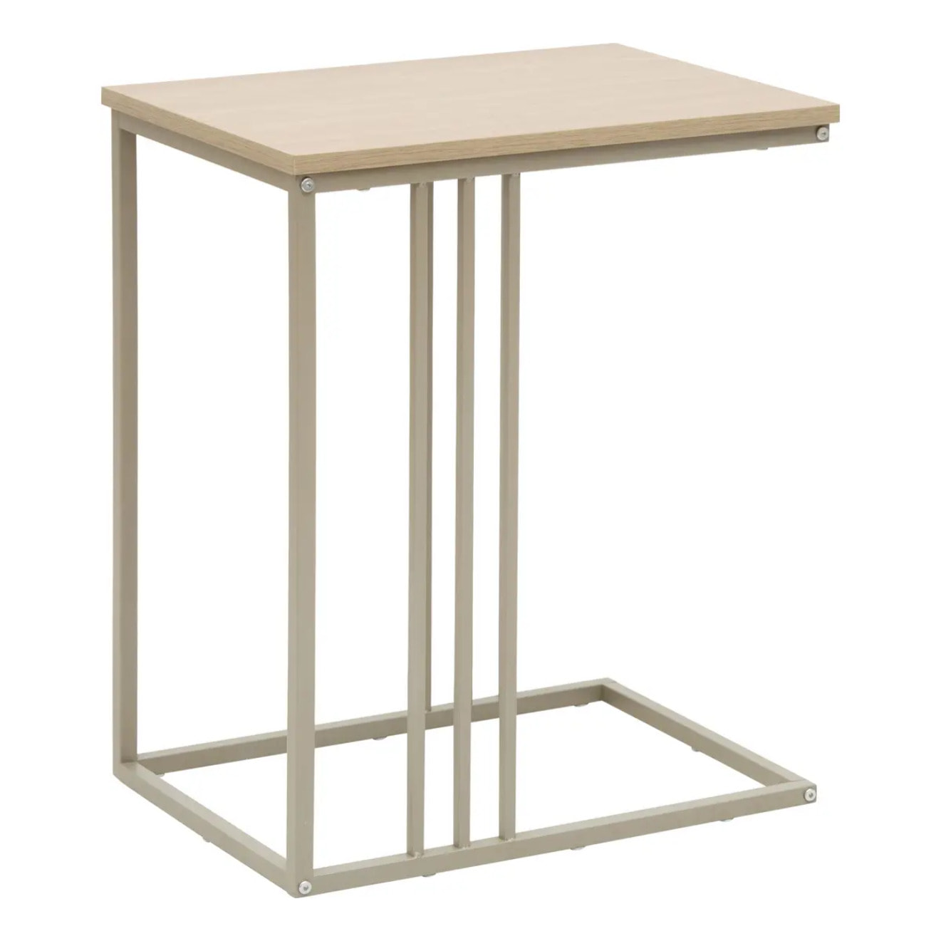 Bout de canapé Duna rectangulaire H.58cm beige