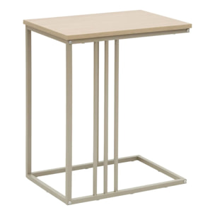 Bout de canapé Duna rectangulaire H.58cm beige