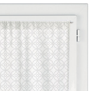 Lot de 2 rideaux voile touch fantaisie