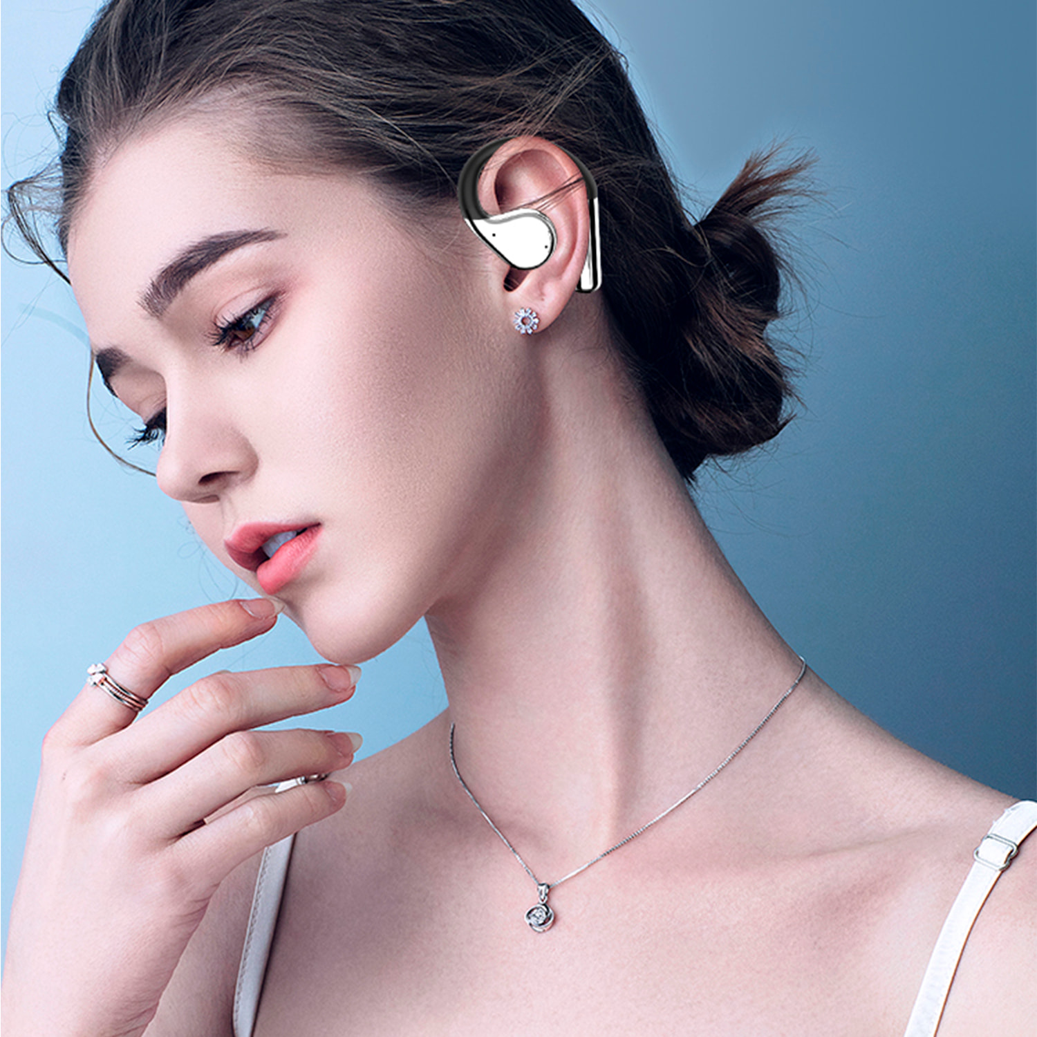 Q31 Auriculares Bluetooth 5.4. Pantalla led. Tecnología OWS reducción ruido y traductor con Ai.