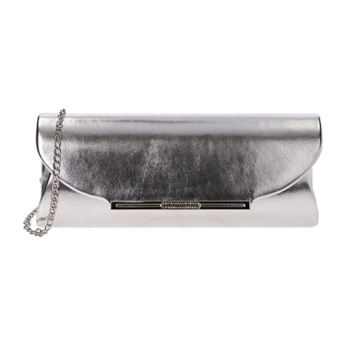 Pochette laminata argento