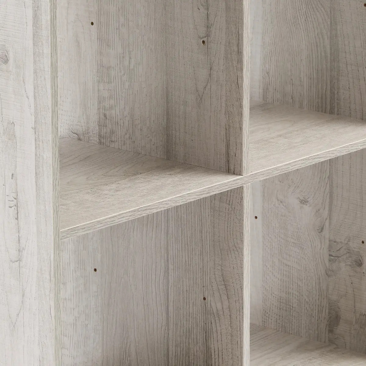 Étagère 4 cases "Mix N' Modul" effet chêne gris
