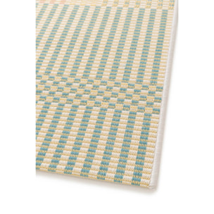 MANILA Alfombra geométrica de exterior-interior en tonos pastel, varias medidas disponibles.