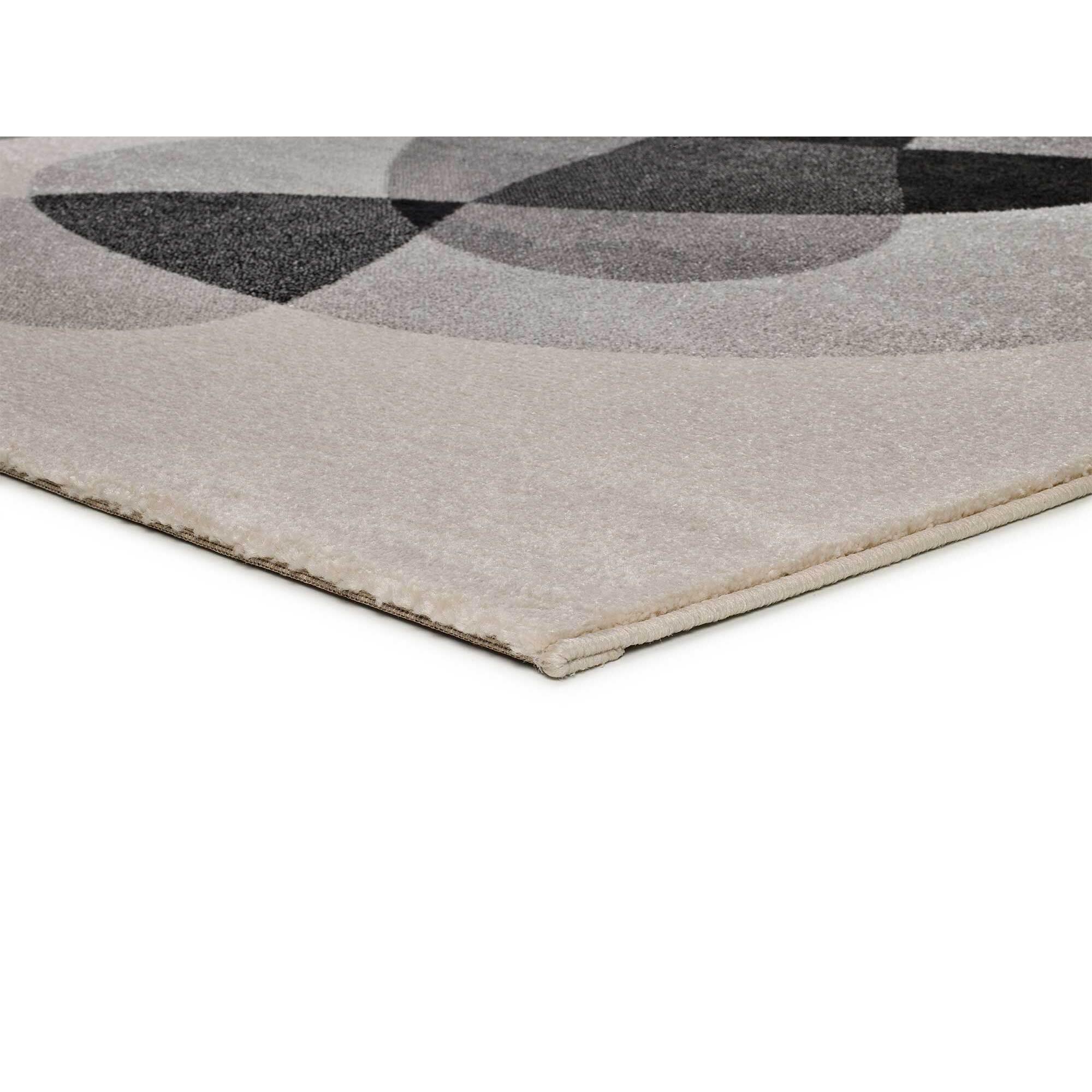 ASHLEY Alfombra geométrica en color gris, varias medidas disponibles