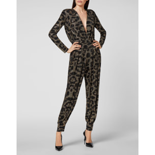 PHILIPP PLEIN Jumpsuit LEOPARD