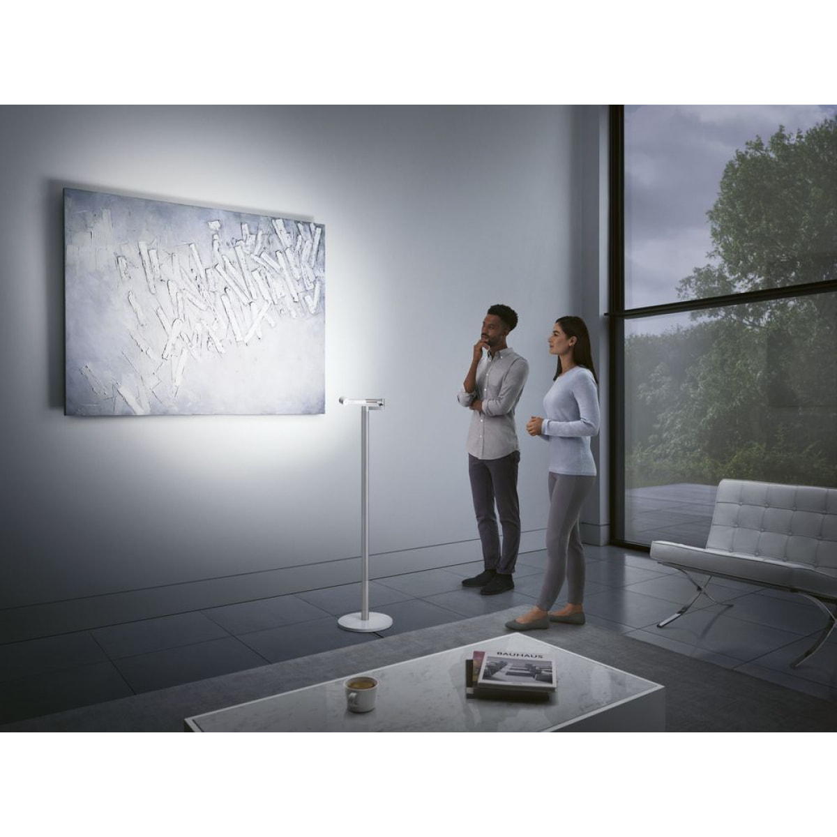 Lampadaire Dyson Solarcycle Morph Blanc/Argent