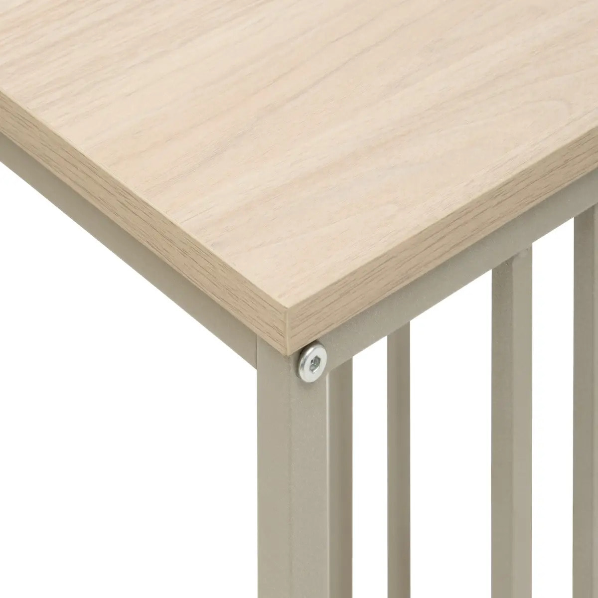 Bout de canapé Duna rectangulaire H.58cm beige