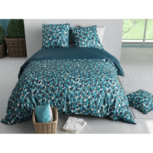 Parure Housse De Couette 3pcs 100% Coton 57 Fils NELLY