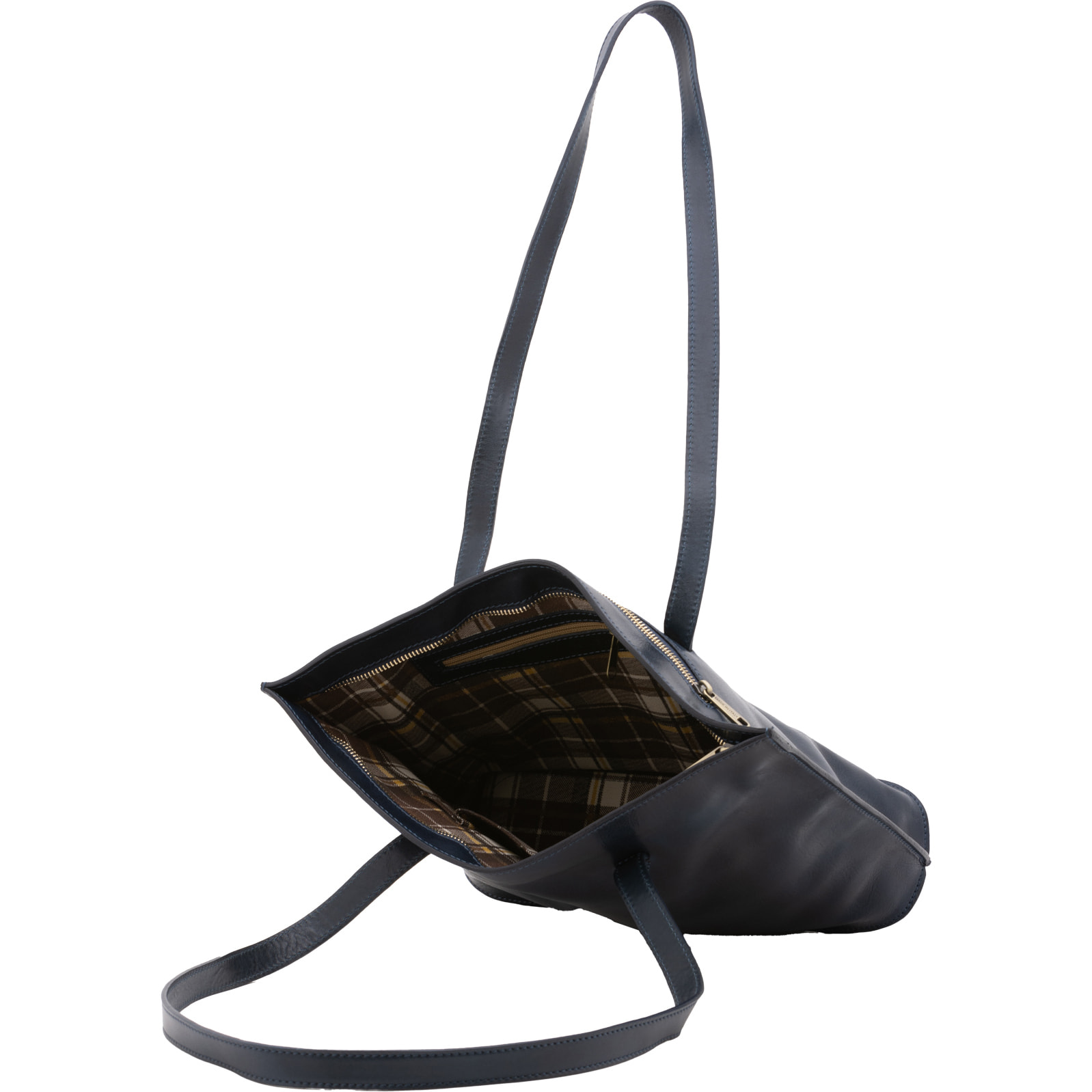 Borsa a spalla  da donna In Vera pelle Made in Italy 27x38,5x10 cm