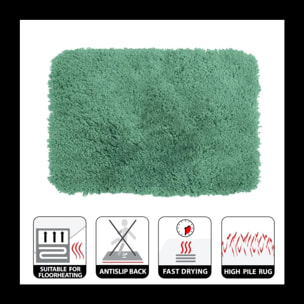 Tapis de bain Microfibre HIGHLAND 60x90cm Vert Basil Spirella