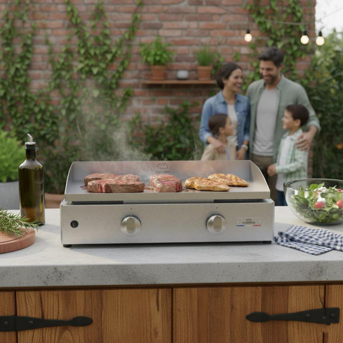 LA PLANCHA INOX GAZ 260 V2 - LE MARQUIER