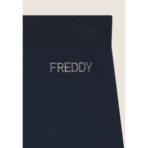 Pantaloni Sportivi Fondo Dritto con Dettagli in Strass