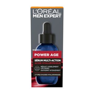 L'Oréal Paris Men Expert Power Age Sérum Multi-Action Acide Hyaluronique 30ml