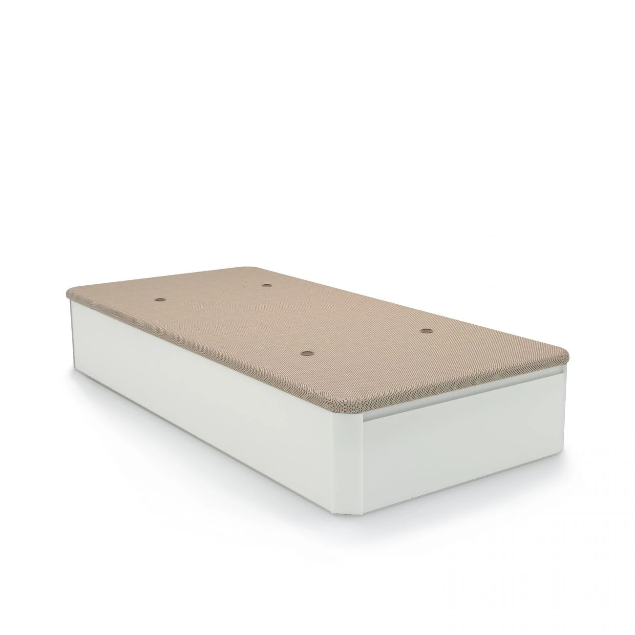 Canapé básico 90x190 cm en blanco Luxury 3D Blanco