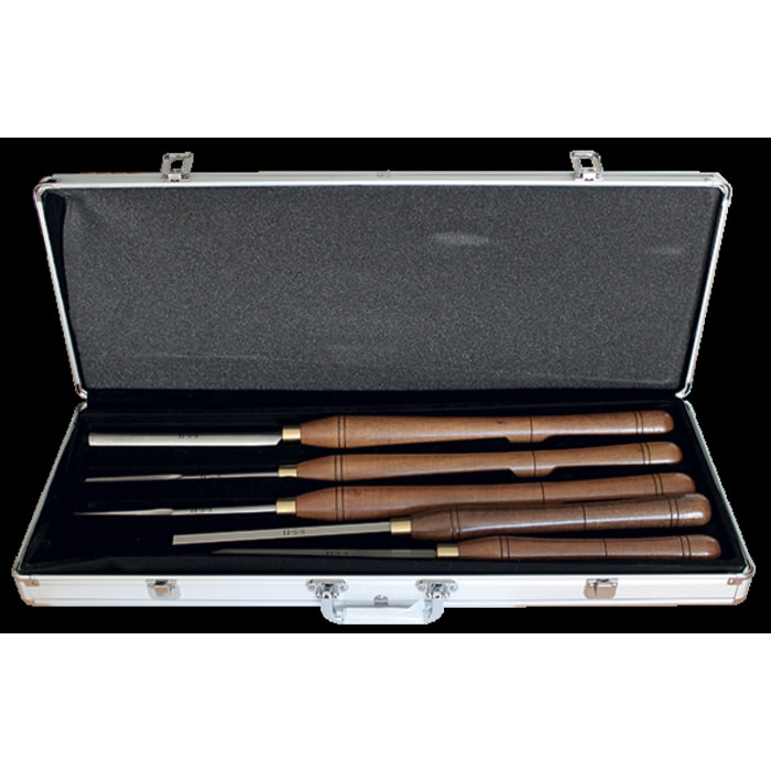 Coffret 5 outils de tourneur LEMAN - 870-500-05