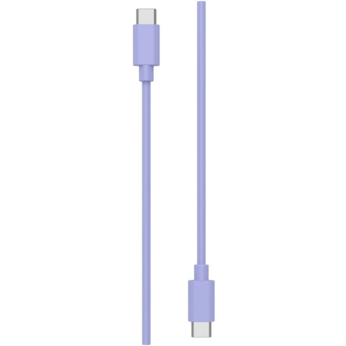 Câble USB C ESSENTIELB 1M vers USB-C violet