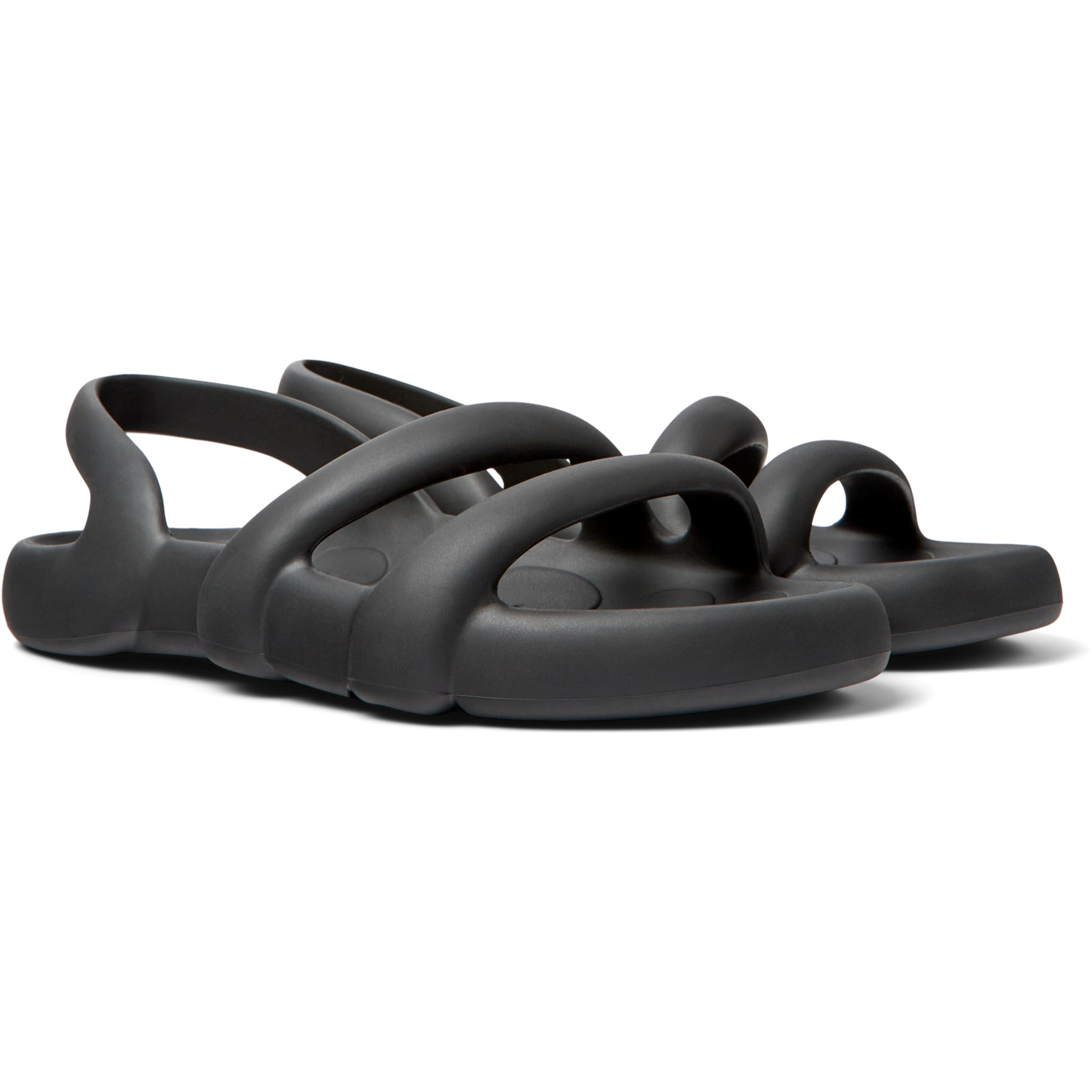 Sandalias - CAMPER Kobarah Flat - Negro - Sintético