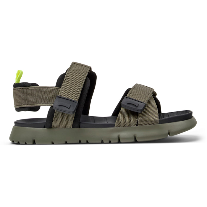 Sandalias - CAMPER Oruga Sandal - Verde - Textil técnico