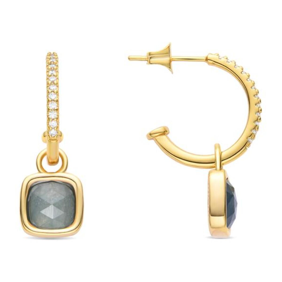 Pendientes Lux by Lux acabados baño Oro 18K