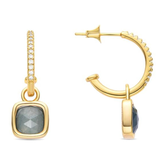 Pendientes Lux by Lux acabados baño Oro 18K