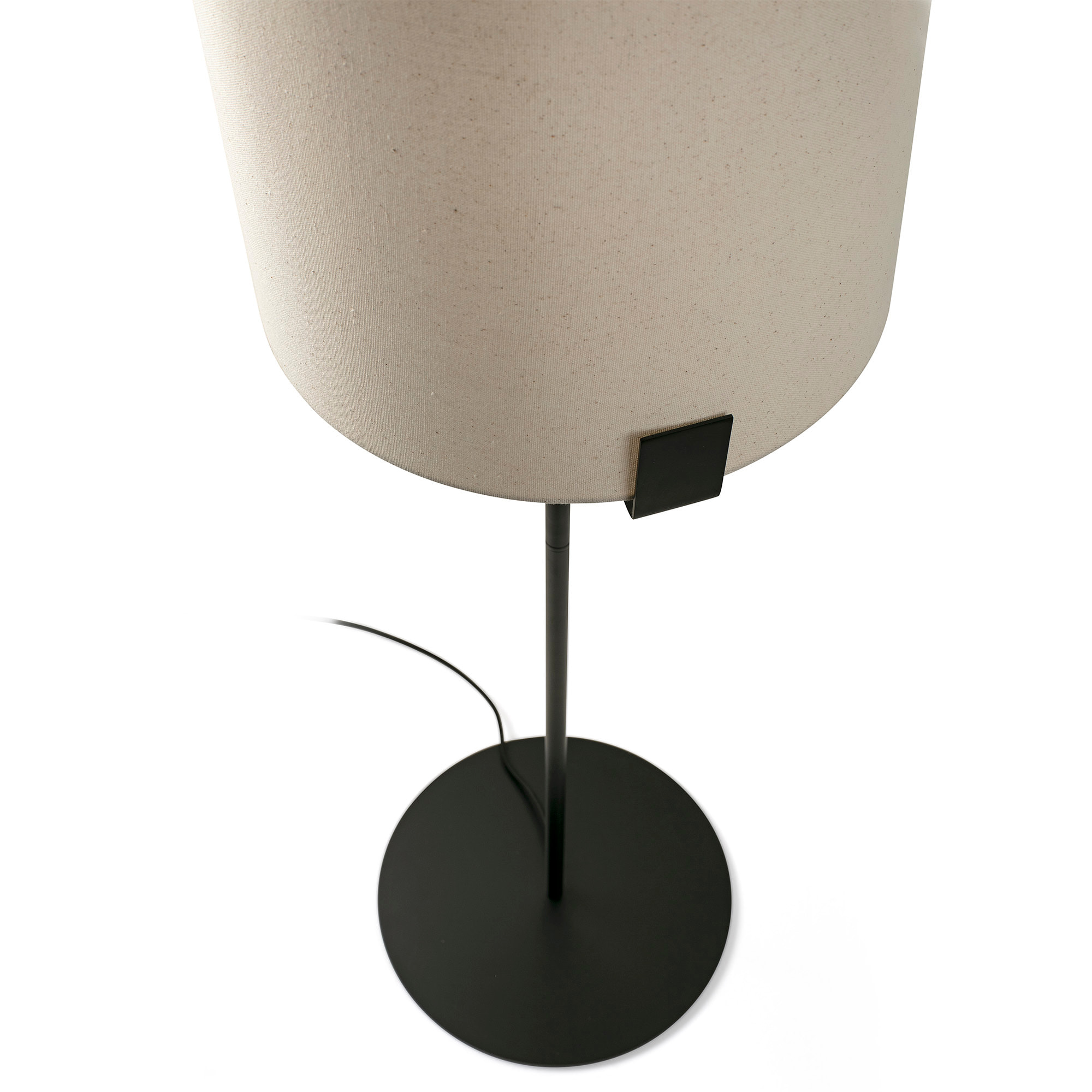 NILA Lampadaire noir et blanc cassé