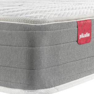 Colchón Muelles Ensacados y Visco | 23CM | Firmeza alta | Reversible Doble Cara | Máxima calidad | Troas Compact