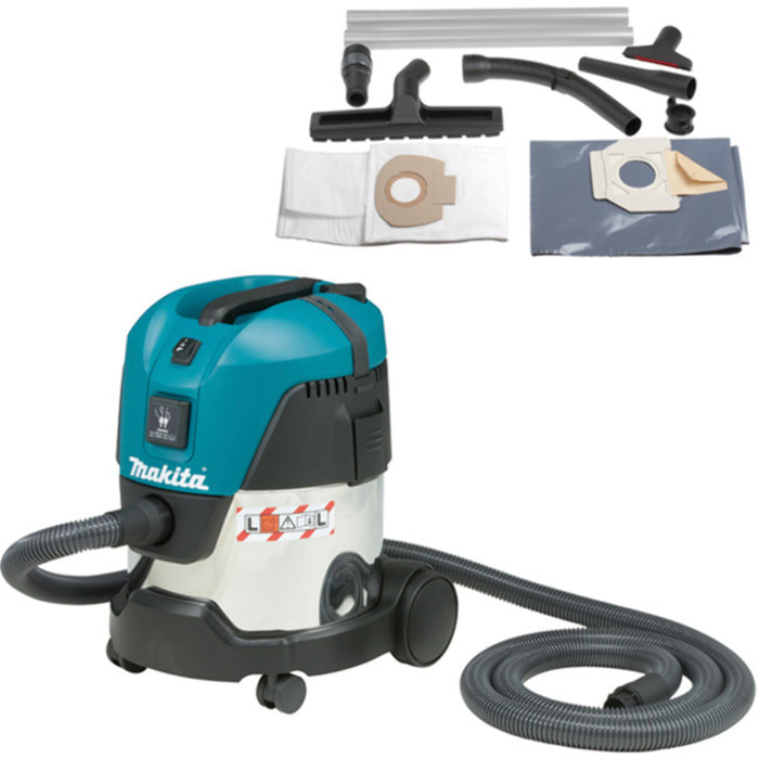 Aspirador 15L 1000W 210 MBar MAKITA - VC2012L