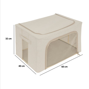 Housse de rangement "Groomy" double ouverture 60x40cm