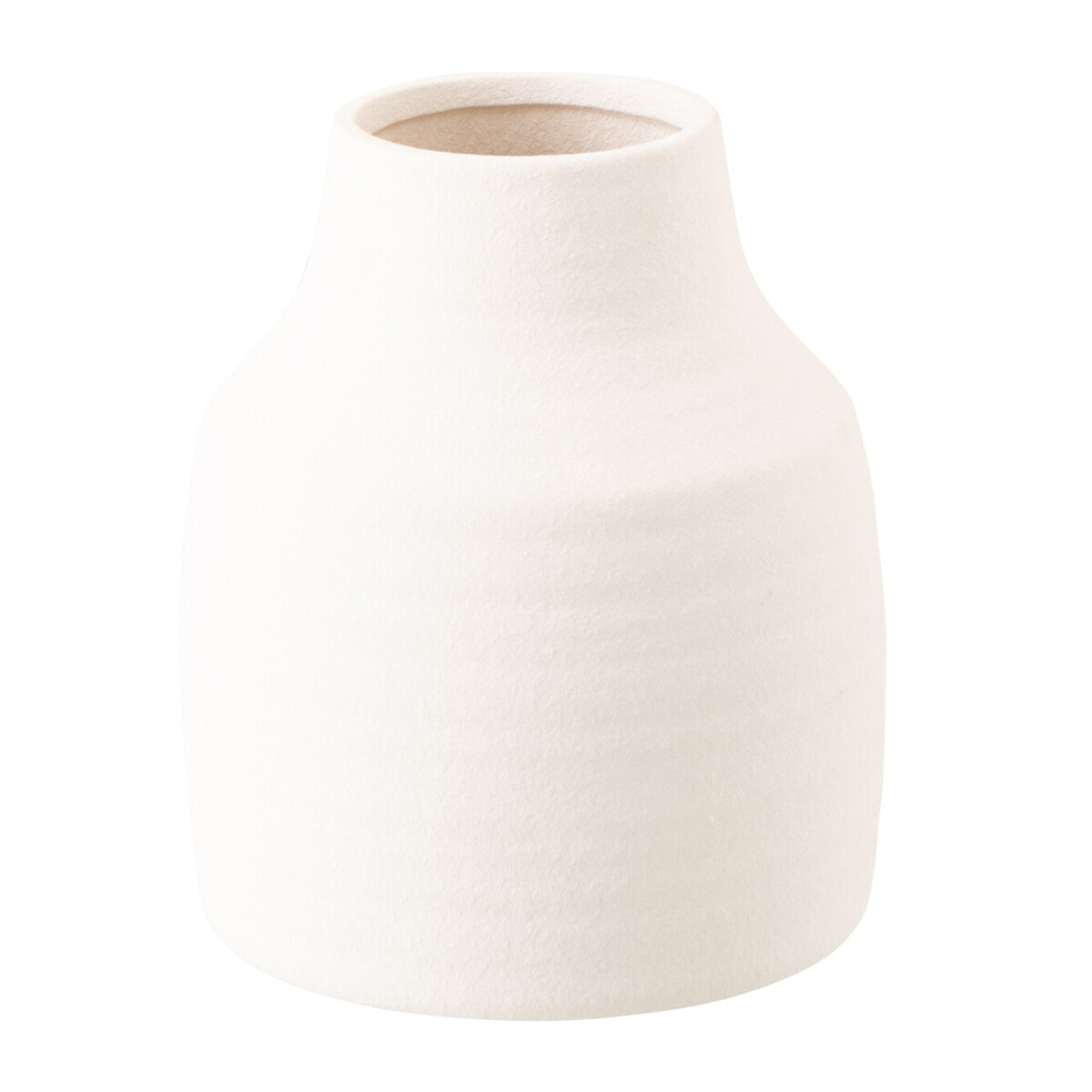 J-Line Vase Ruby - grès - blanc