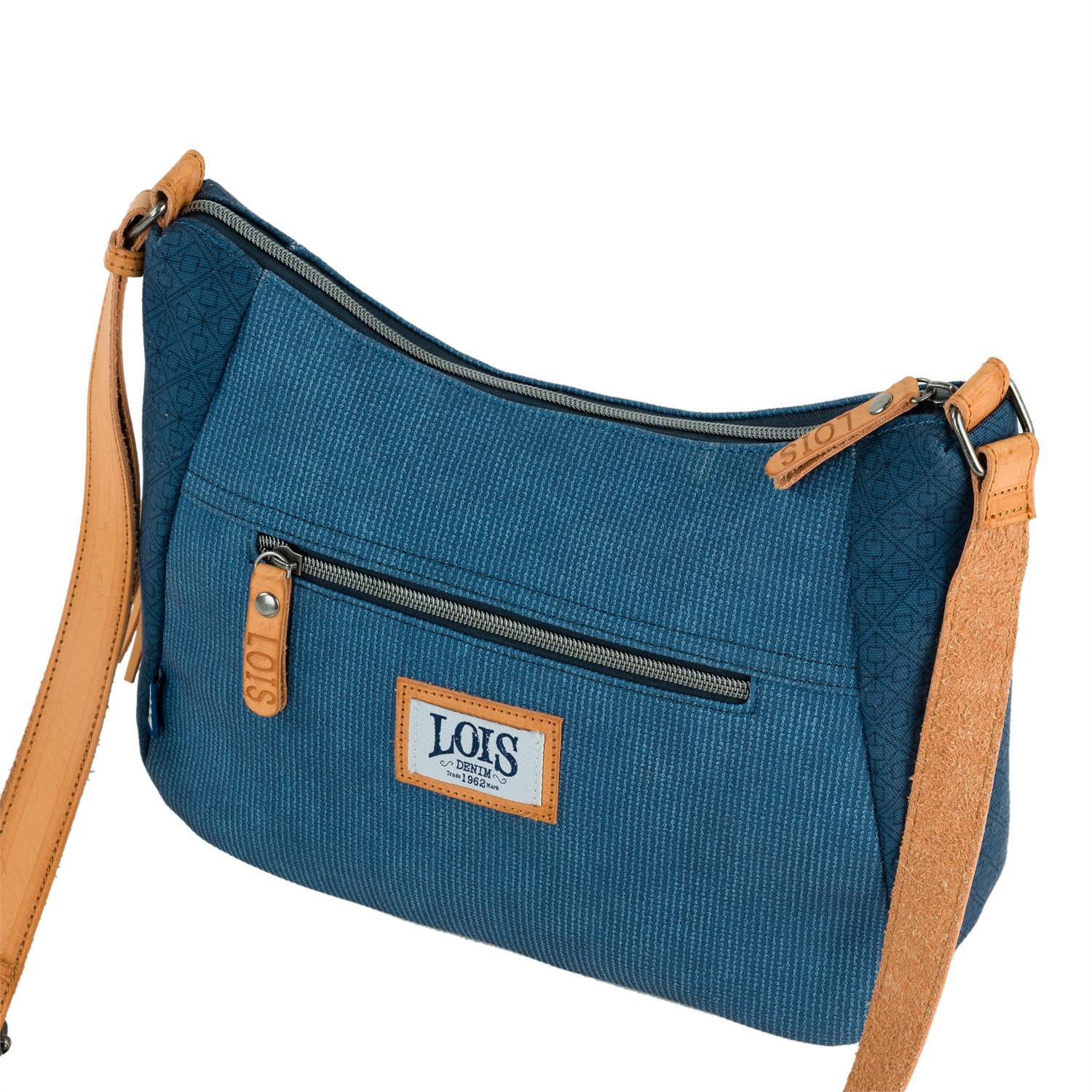 Bolso Bandolera Mujer Sint/Pu Lois Pasadena Azul