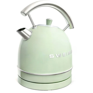 Grille-pain SWEISS + bouilloire vintage vert pack GRVKTL7