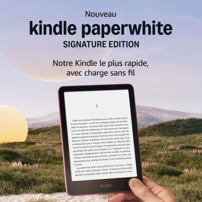 Liseuse eBook AMAZON Kindle Paperwhite SE 32 Rose métalllisé